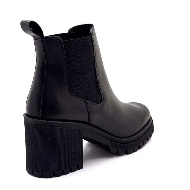 Ivoire 28109 Μαύρο Δέρμα Ivoire Chaussures