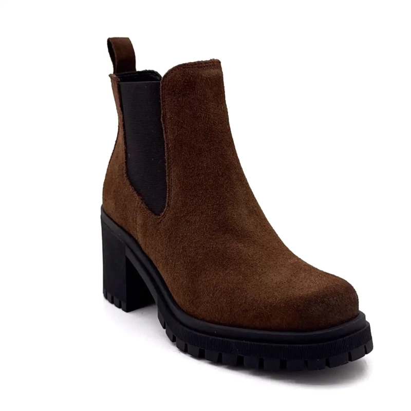 Ivoire 28109 Brown Suede Ivoire Chaussures