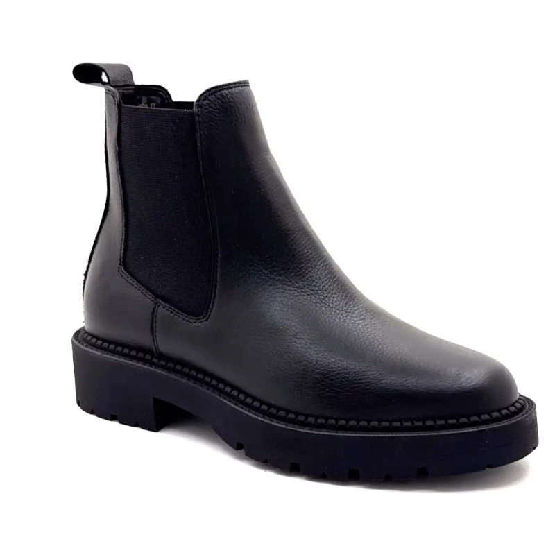 Ivoire 25830 Svart skinn Ivoire Chaussures