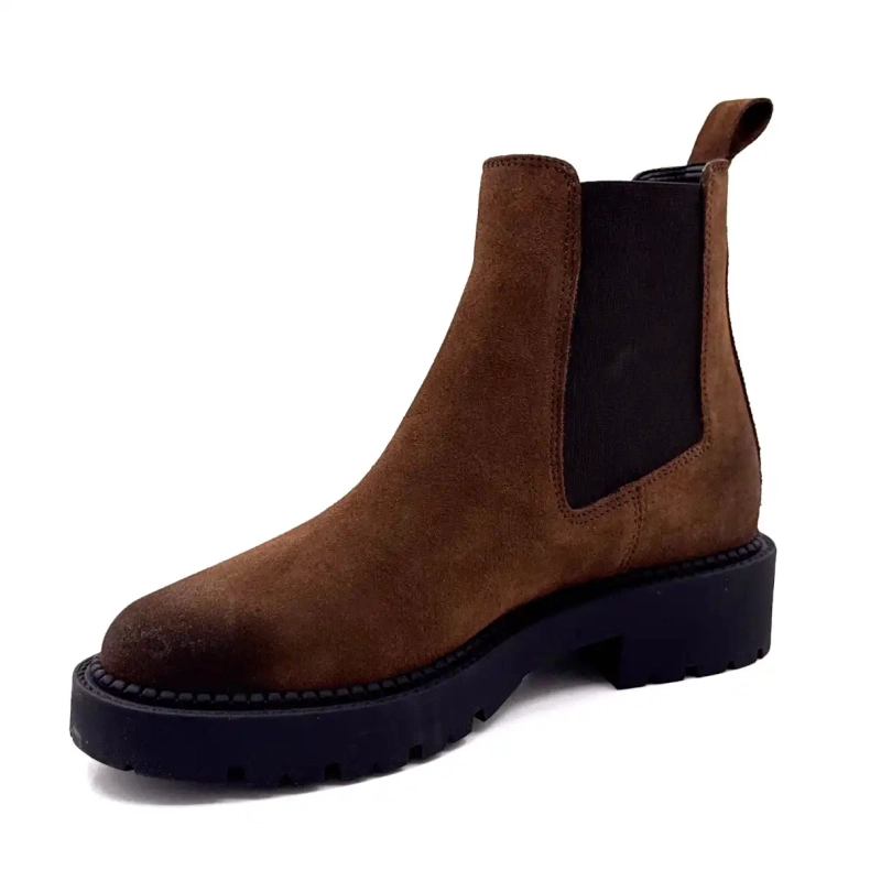 Ivoire 25830 Brown Suede Ivoire Chaussures