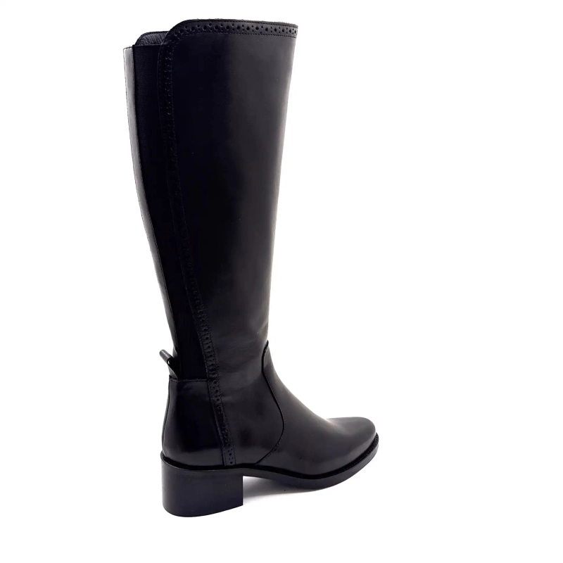 Myma 8505 Zwart Leer Ivoire Chaussures