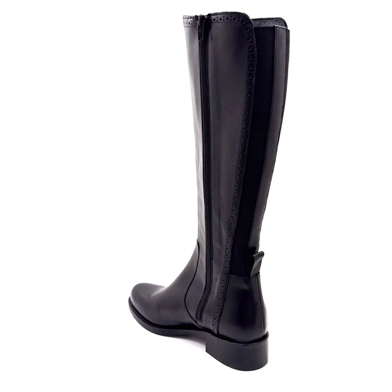 Myma 8503 Zwart Leer Ivoire Chaussures