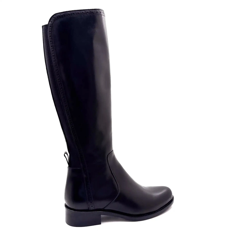 Myma 8503 Svart Läder Ivoire Chaussures