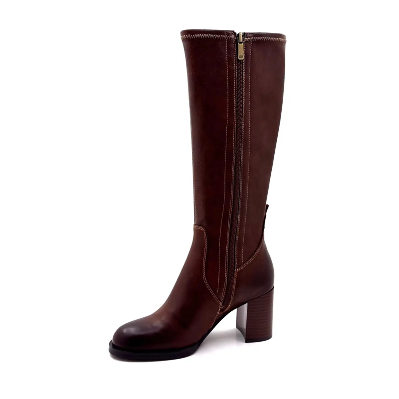 Regarde Le Ciel Matilde 04 Brown Leather Ivoire Chaussures