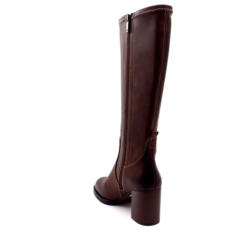 Regarde Le Ciel Matilde 04 Pelle Marrone Ivoire Chaussures