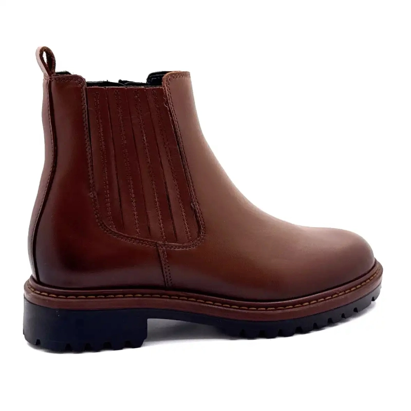 Ivoire 25040 Braunes Leder Ivoire Chaussures