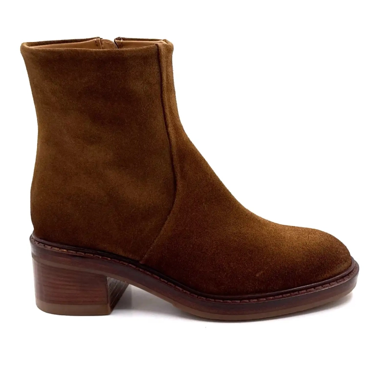 Triver Flight 780.14 Bruin Suède Ivoire Chaussures