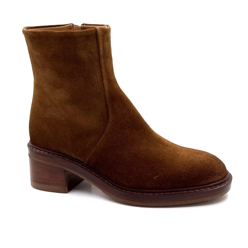 Triver Flight 780.14 Brun Ruskind Ivoire Chaussures