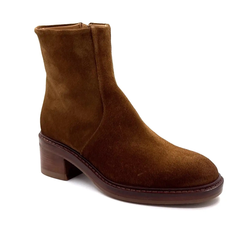 Triver Flight 780.14 Brown Suede Ivoire Chaussures