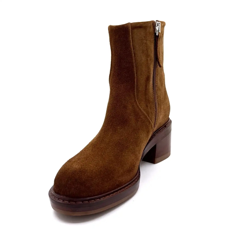 Triver Flight 780.14 Marrone Scamosciato Ivoire Chaussures