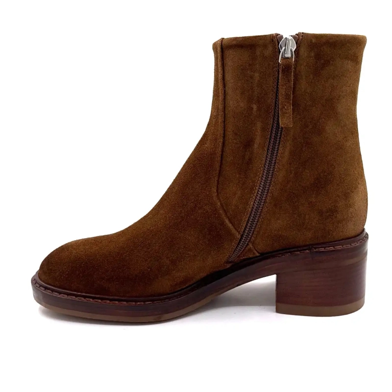 Triver Flight 780.14 Brun Ruskind Ivoire Chaussures