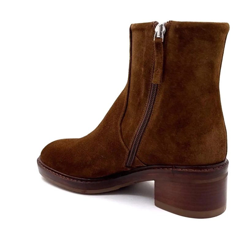 Triver Flight 780.14 Brown Suede Ivoire Chaussures