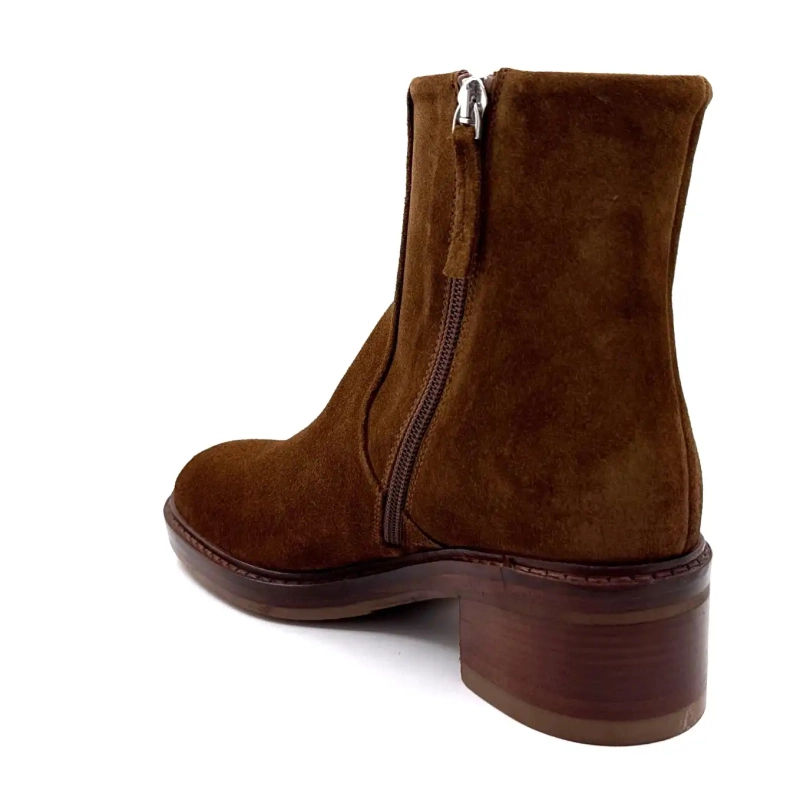 Triver Flight 780.14 Brun Ruskind Ivoire Chaussures