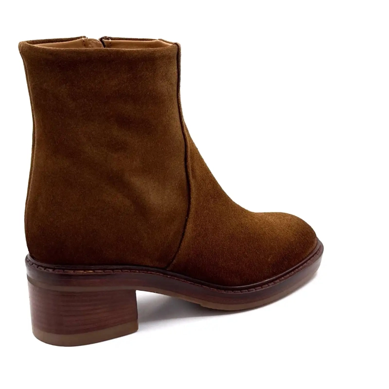 Triver Flight 780.14 Brun Ruskind Ivoire Chaussures