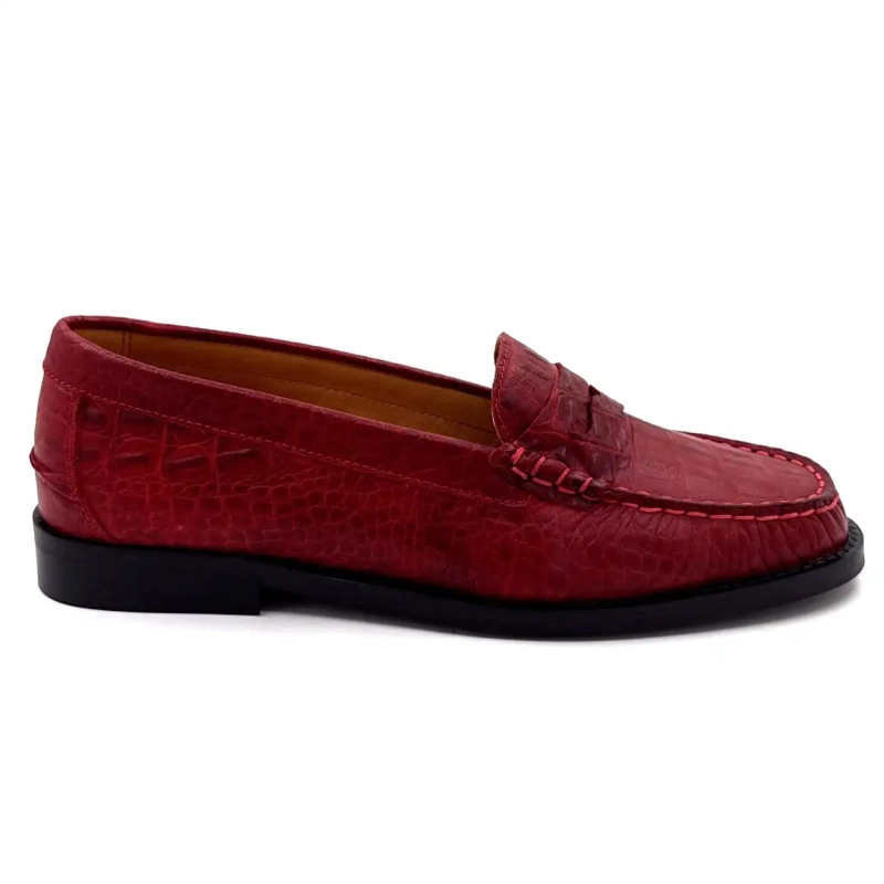 Ivoire 13373 Rood Kokosnootleer Ivoire Chaussures