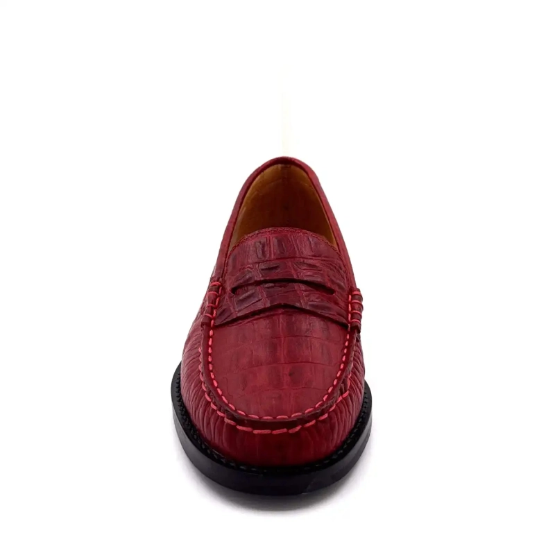 Ivoire 13373 Rotes Kokosnussleder Ivoire Chaussures