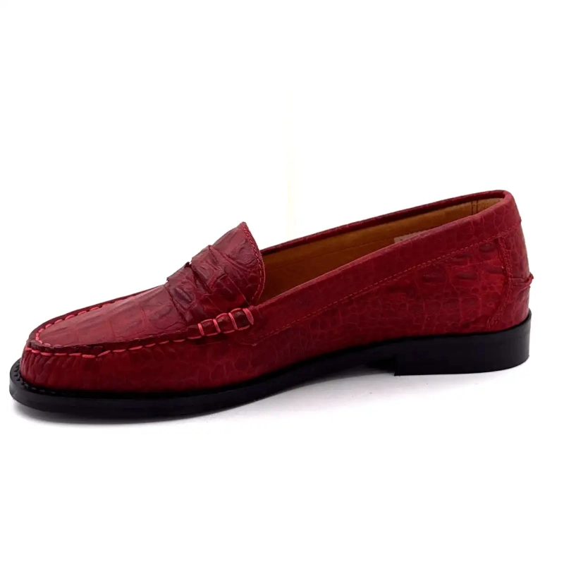 Ivoire 13373 Rotes Kokosnussleder Ivoire Chaussures