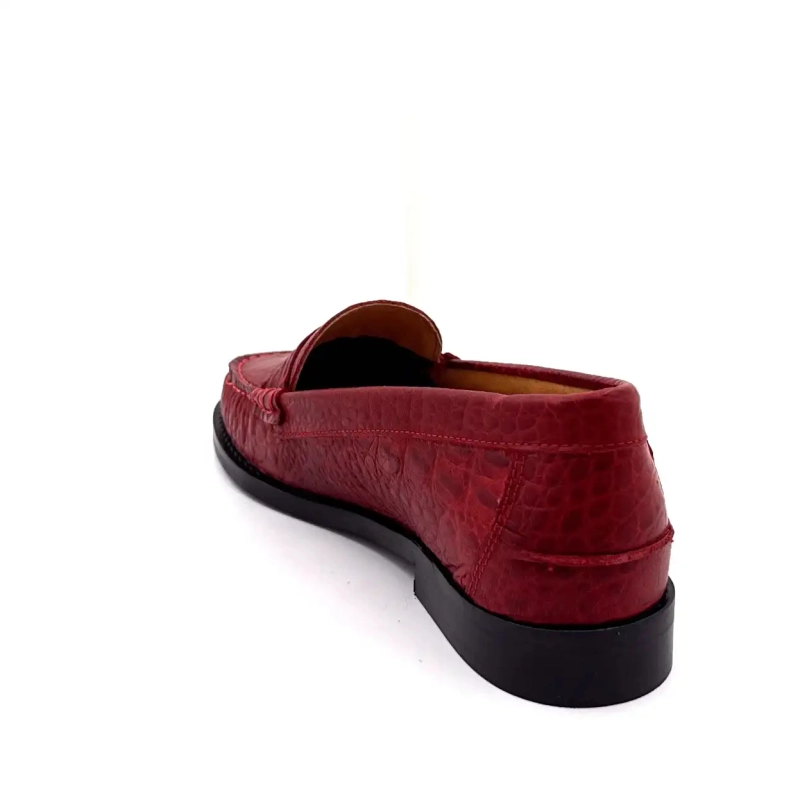 Ivoire 13373 Red Coconut Leather Ivoire Chaussures