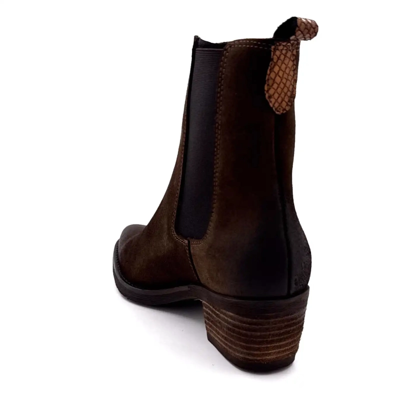 Ivoire 090003 Brown Suede Ivoire Chaussures