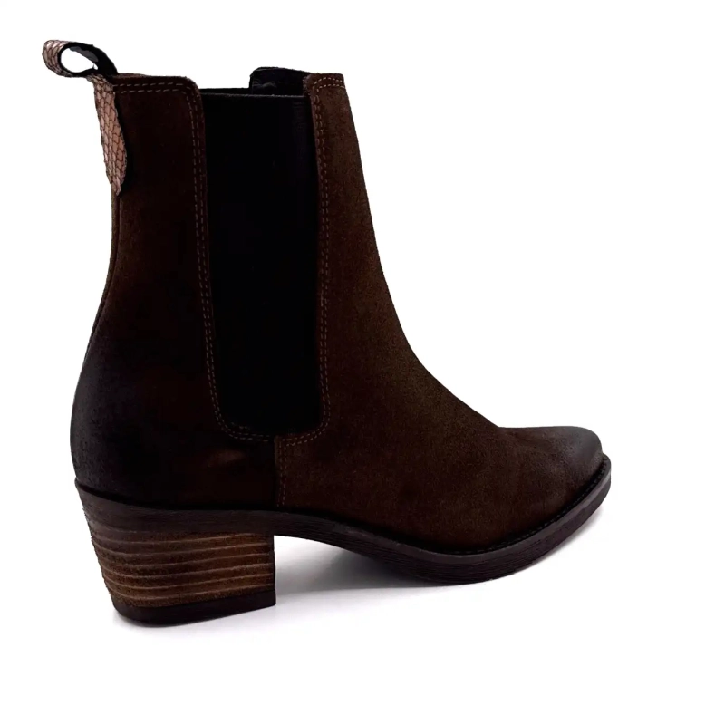 Ivoire 090003 Brązowy zamsz Ivoire Chaussures