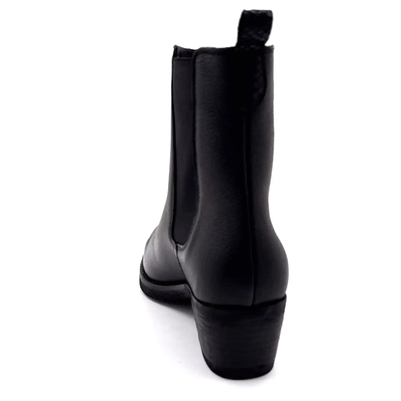 Ivoire 090003 Black Grained Leather Ivoire Chaussures