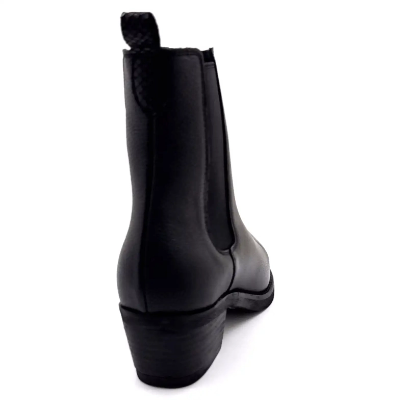 Ivoire 090003 Cuero Granulado Negro Ivoire Chaussures