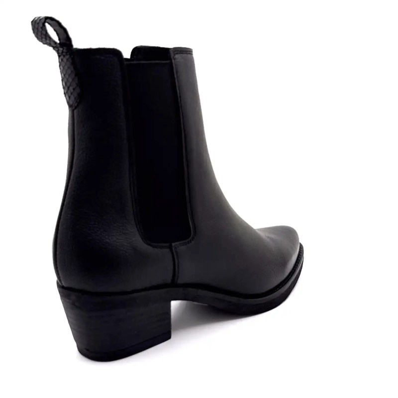 Ivoire 090003 Zwart generfd leer Ivoire Chaussures