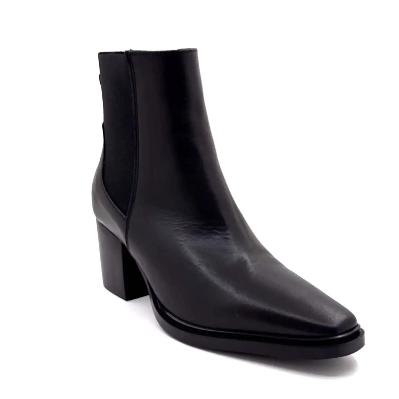 Ivoire L45035 Svart skinn Ivoire Chaussures