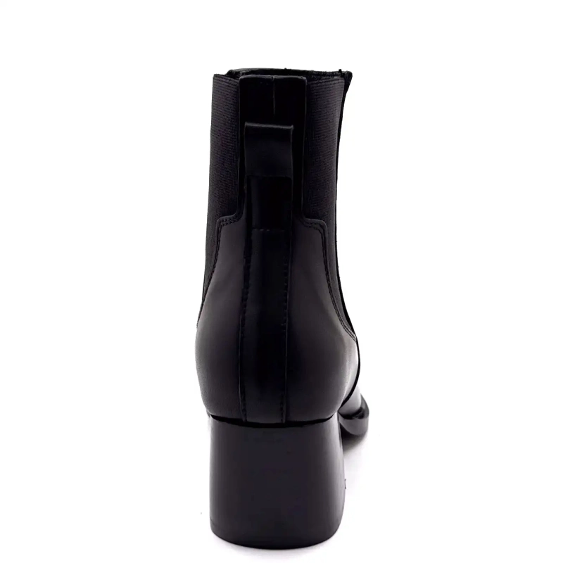 Ivoire L45035 Black Leather Ivoire Chaussures