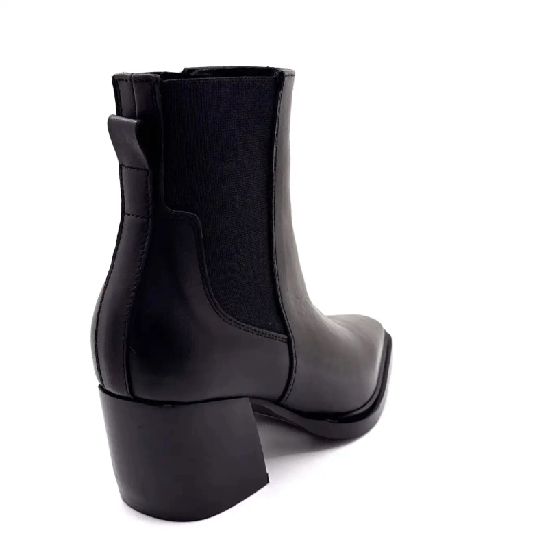 Ivoire L45035 Svart Läder Ivoire Chaussures