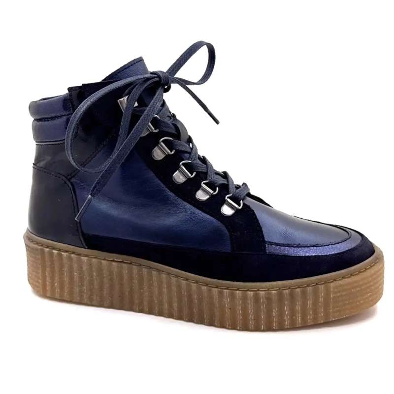Cuero azul swane Ivoire Ivoire Chaussures