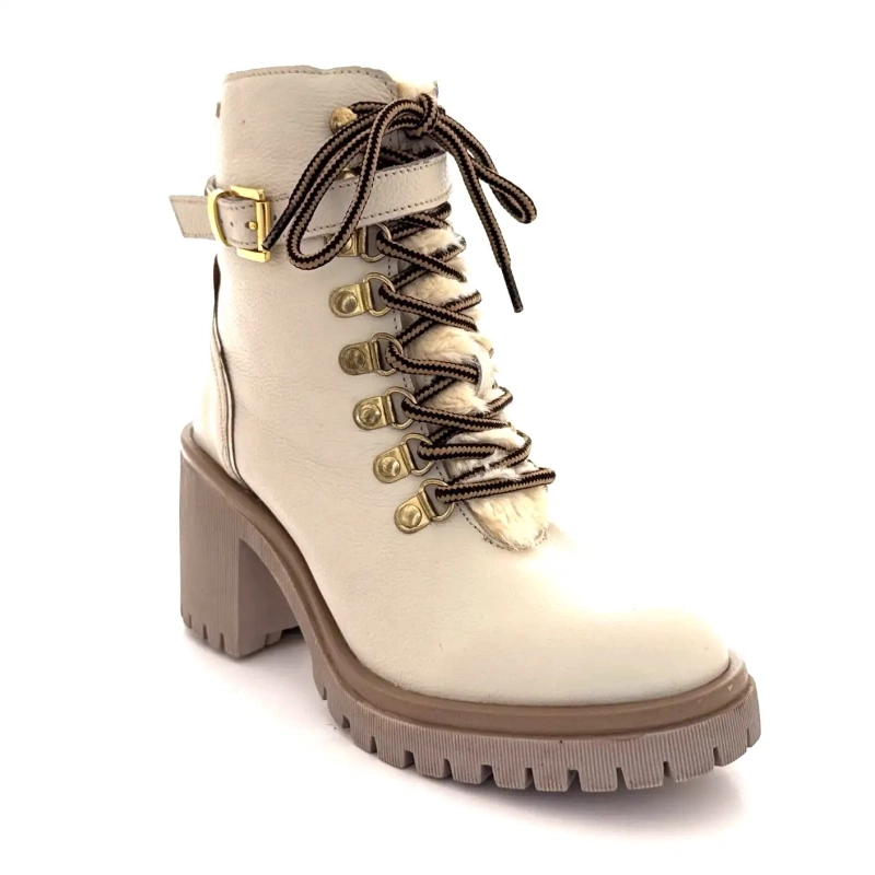 Les Tropéziennes 331070 Valentina Vit Läder Ivoire Chaussures