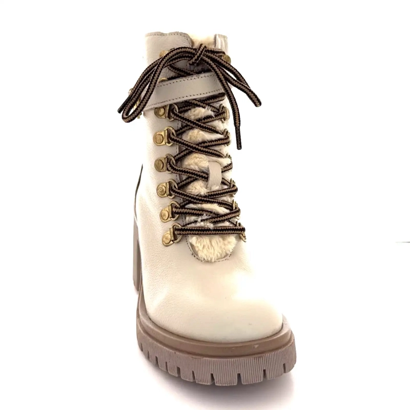 Les Tropéziennes 331070 Valentina Couro Branco Ivoire Chaussures