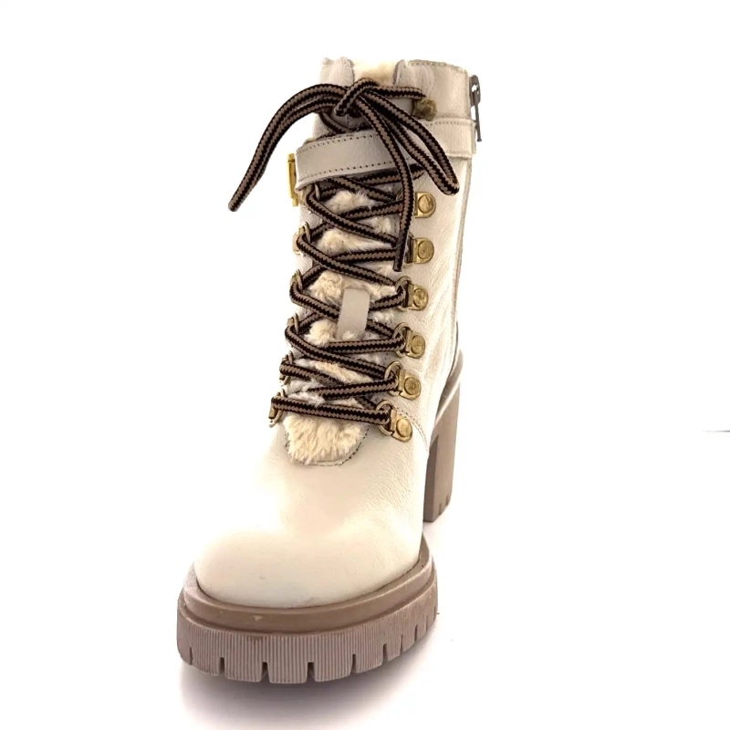 Les Tropéziennes 331070 Valentina wit leer Ivoire Chaussures