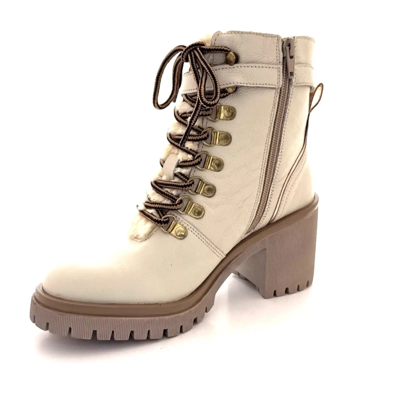 Les Tropéziennes 331070 Valentina Biała skóra Ivoire Chaussures