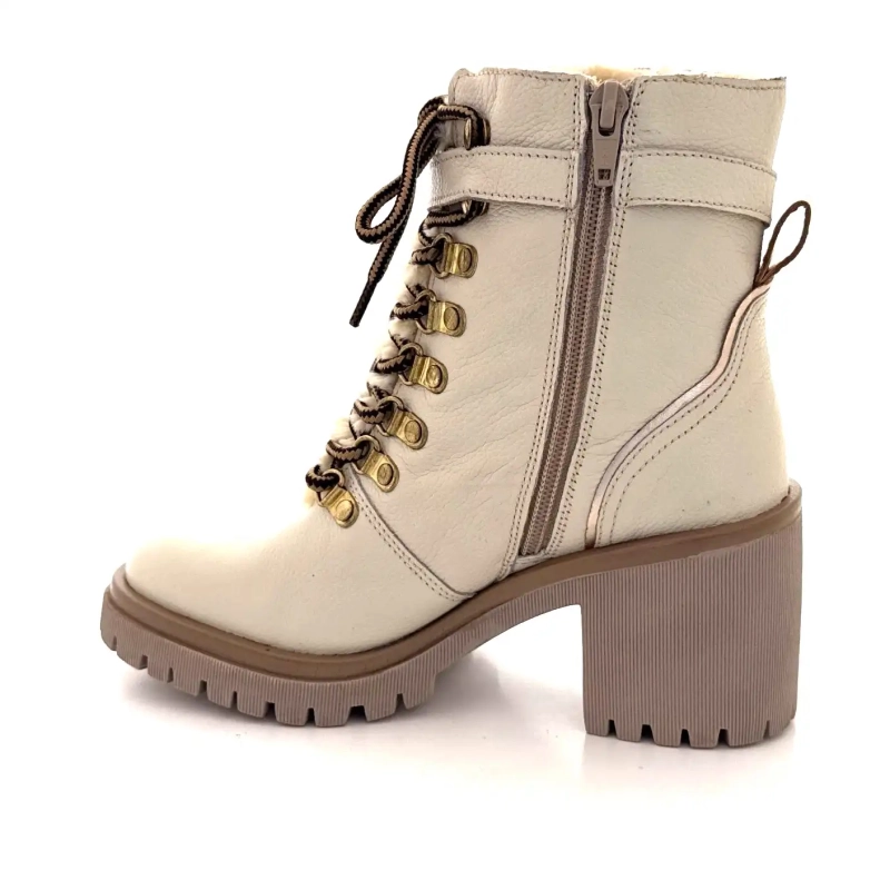 Les Tropéziennes 331070 Valentina Couro Branco Ivoire Chaussures