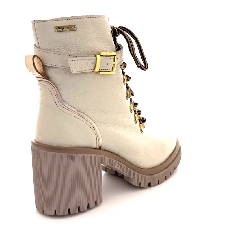 Les Tropéziennes 331070 Valentina fehér bőr Ivoire Chaussures