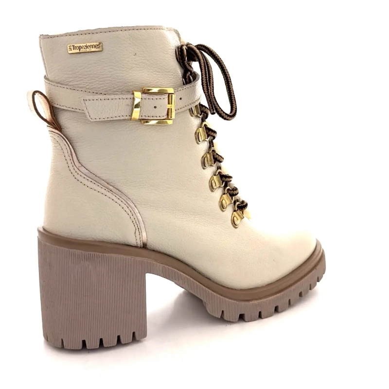 Les Tropéziennes 331070 Valentina Hvidt Læder Ivoire Chaussures