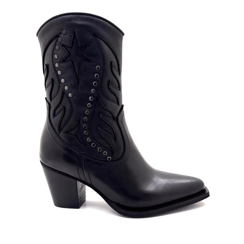 Muratti S1632g Melya Μαύρο Δέρμα Ivoire Chaussures