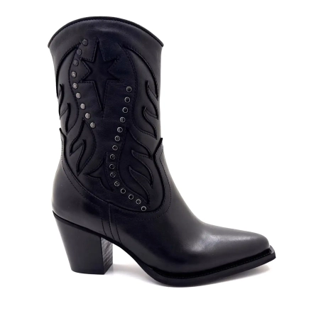 Muratti S1632g Melya svart skinn Ivoire Chaussures