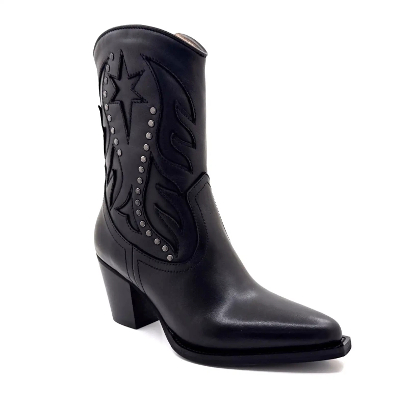 Muratti S1632g Melya svart läder Ivoire Chaussures