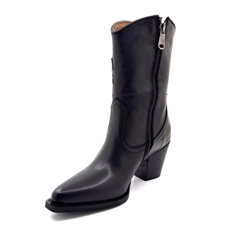 Muratti S1632g Melya svart läder Ivoire Chaussures