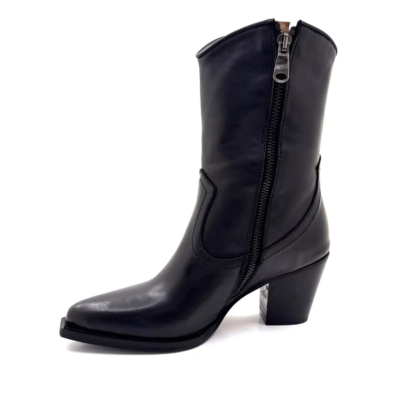 Muratti S1632g Melya Couro Preto Ivoire Chaussures