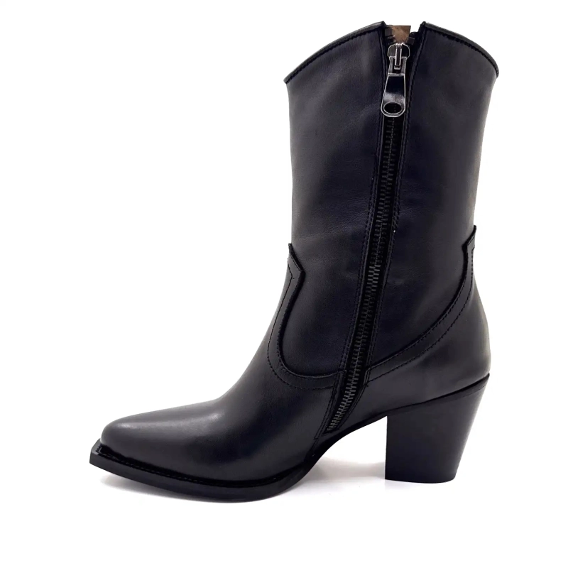 Muratti S1632g Melya Piele Neagră Ivoire Chaussures