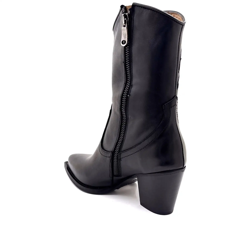 Muratti S1632g Melya fekete bőr Ivoire Chaussures