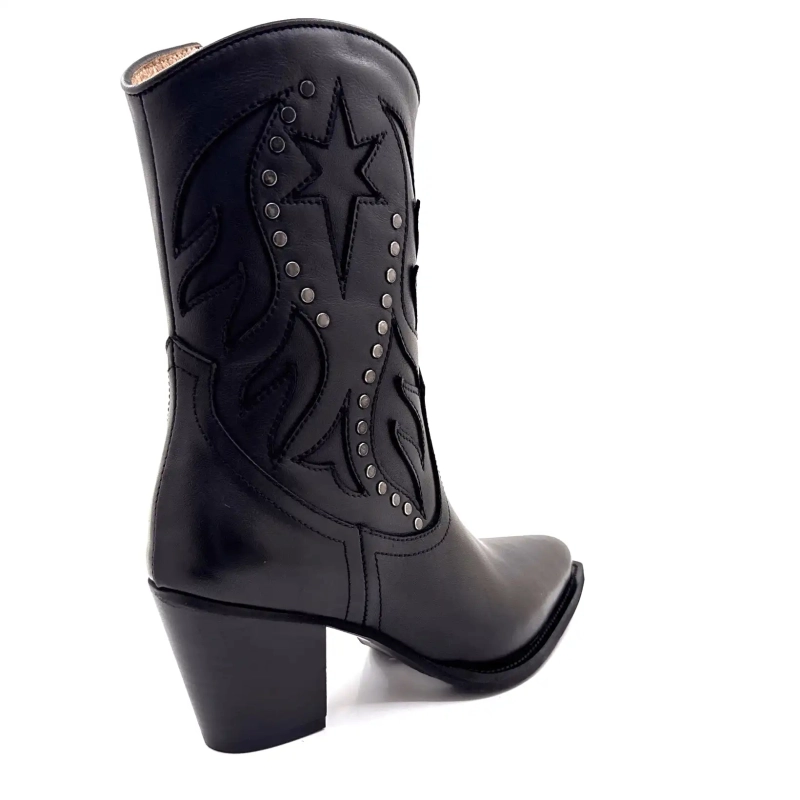 Muratti S1632g Melya Zwart Leer Ivoire Chaussures