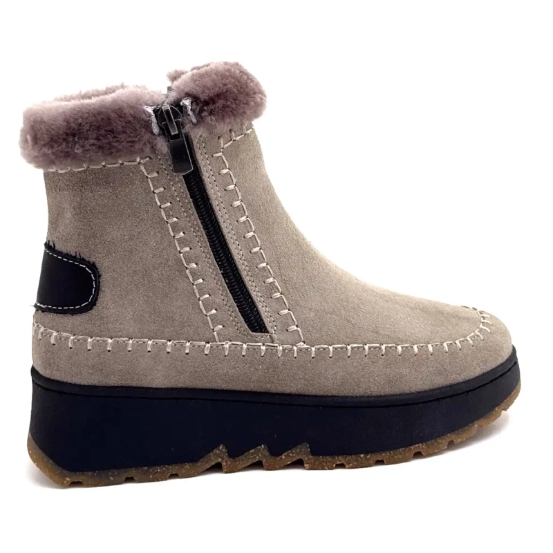 Ivoire 0791-3099 Gri piele întoarsă Ivoire Chaussures