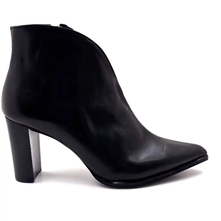 Myma 8509 Svart Läder Ivoire Chaussures