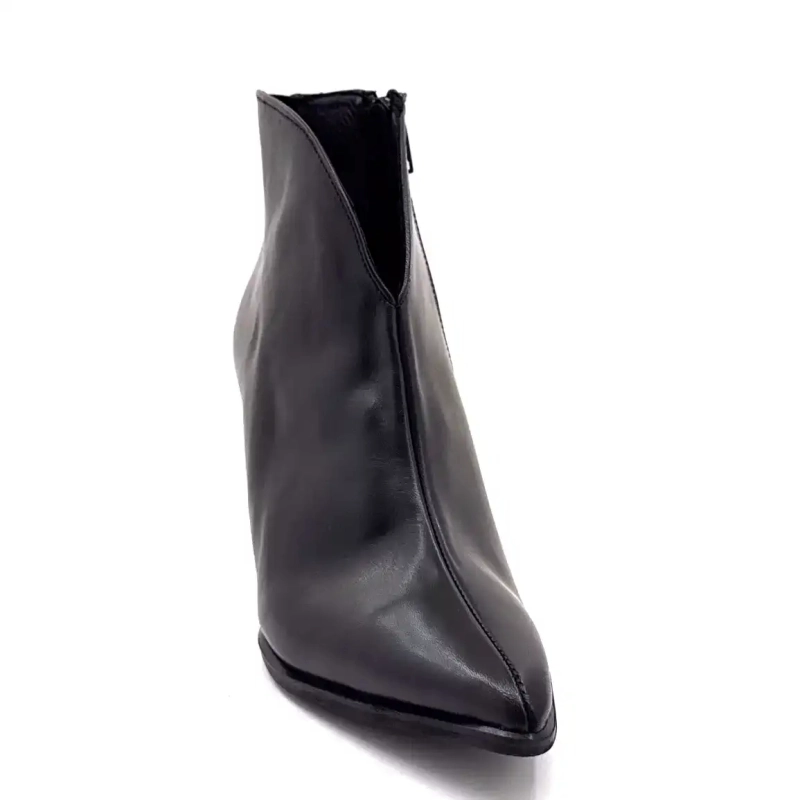 Myma 8509 Pelle Nera Ivoire Chaussures