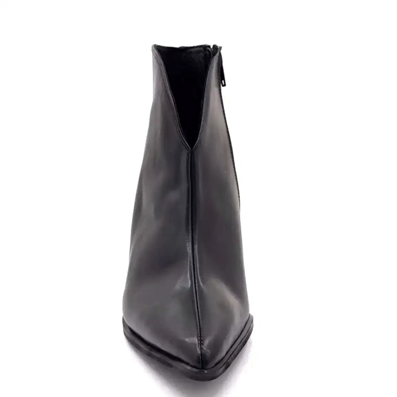 Myma 8509 Cuir Noir Ivoire Chaussures